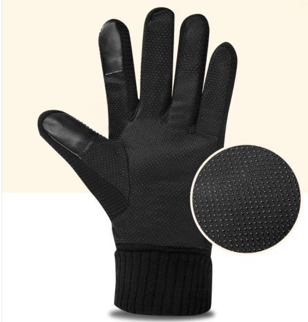  men's gloves glow blaser inosisi leather smartphone protection against cold bike glove 