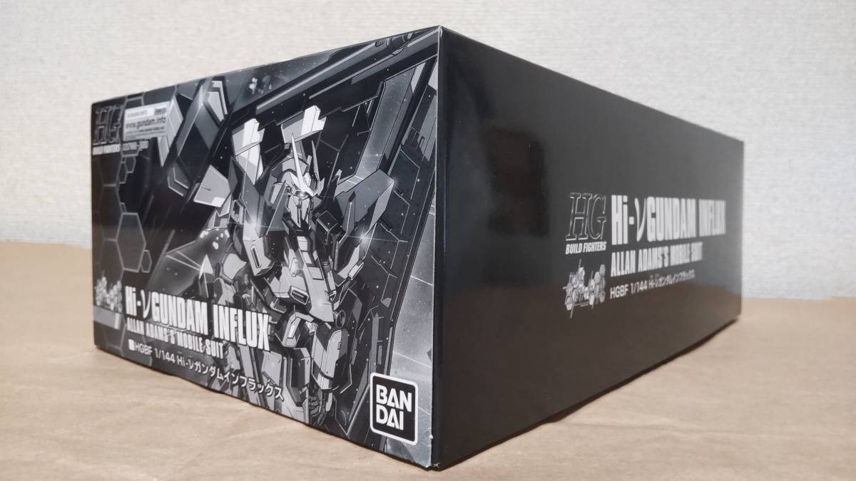 【バンダイ】ガンダムビルドファイターズA 1/144 HGBF RX-93ν-2I Hi-νガンダムインフラックス[プレミアムバンダイ限定][未開封／未組立]_※箱側面です