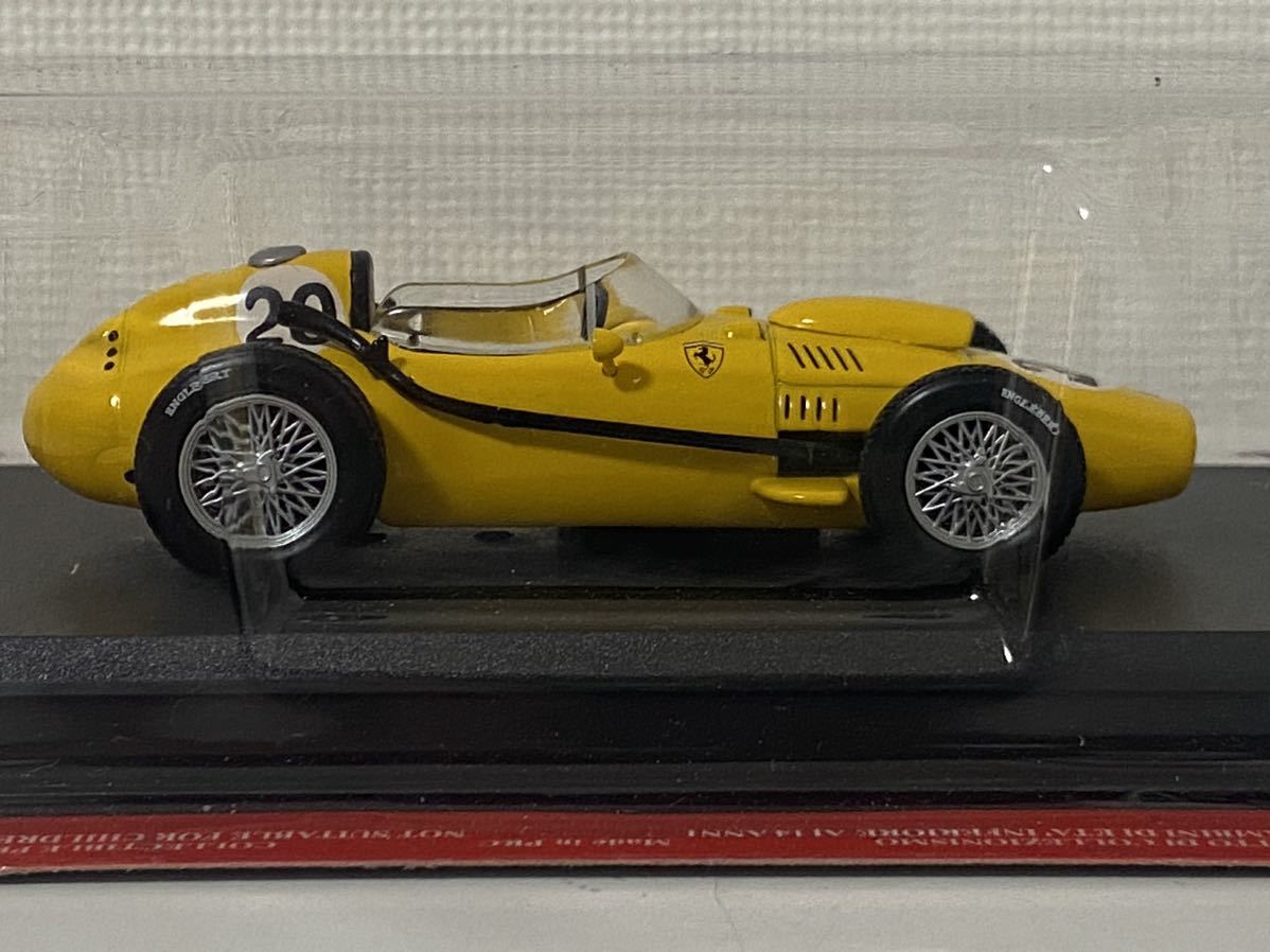 アシェット 1/43 フェラーリ 246 F1 1958 イエロー #20 Hachette Ferrari Olivier GENDEBIENの画像3