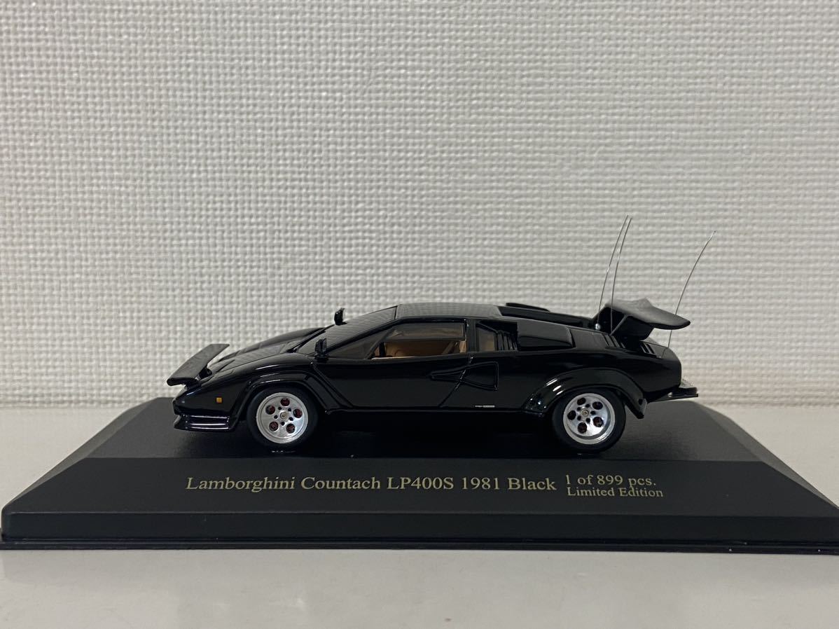  Zeal специальный заказ Ixo 1/43 Lamborghini счетчик kLP400S 1981 черный 899 автомобилей ограниченного выпуска Canon мяч specification ixo Lamborghini Countach