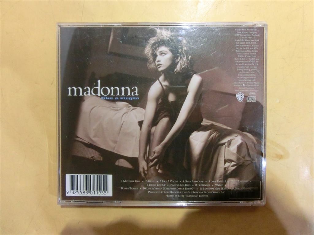 MC【SY01-312】【送料無料】Madonna マドンナ/Like a Virgin ライク・ア・ヴァージン/DIGITALLY REMASTERED/輸入盤/洋楽_画像3