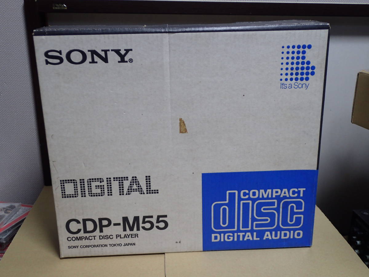  remote control, box, manual attaching Junk SONY Sony CD player CDP-M55