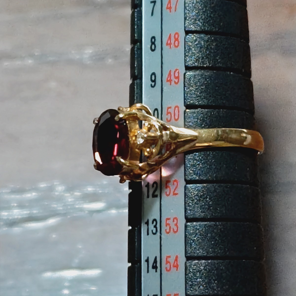 昭和レトロ ヴィンテージリング K18 11号 指輪 2.45g デザインリング_画像3