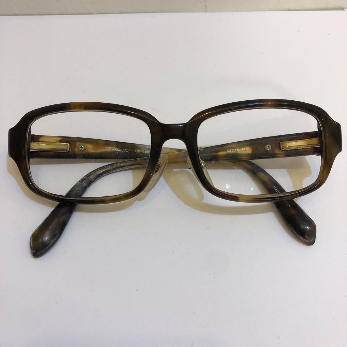 S.T.Dupont デュポン メガネ ベッコウ DP-5009 5318-148 サングラス 眼鏡 日本製_画像1