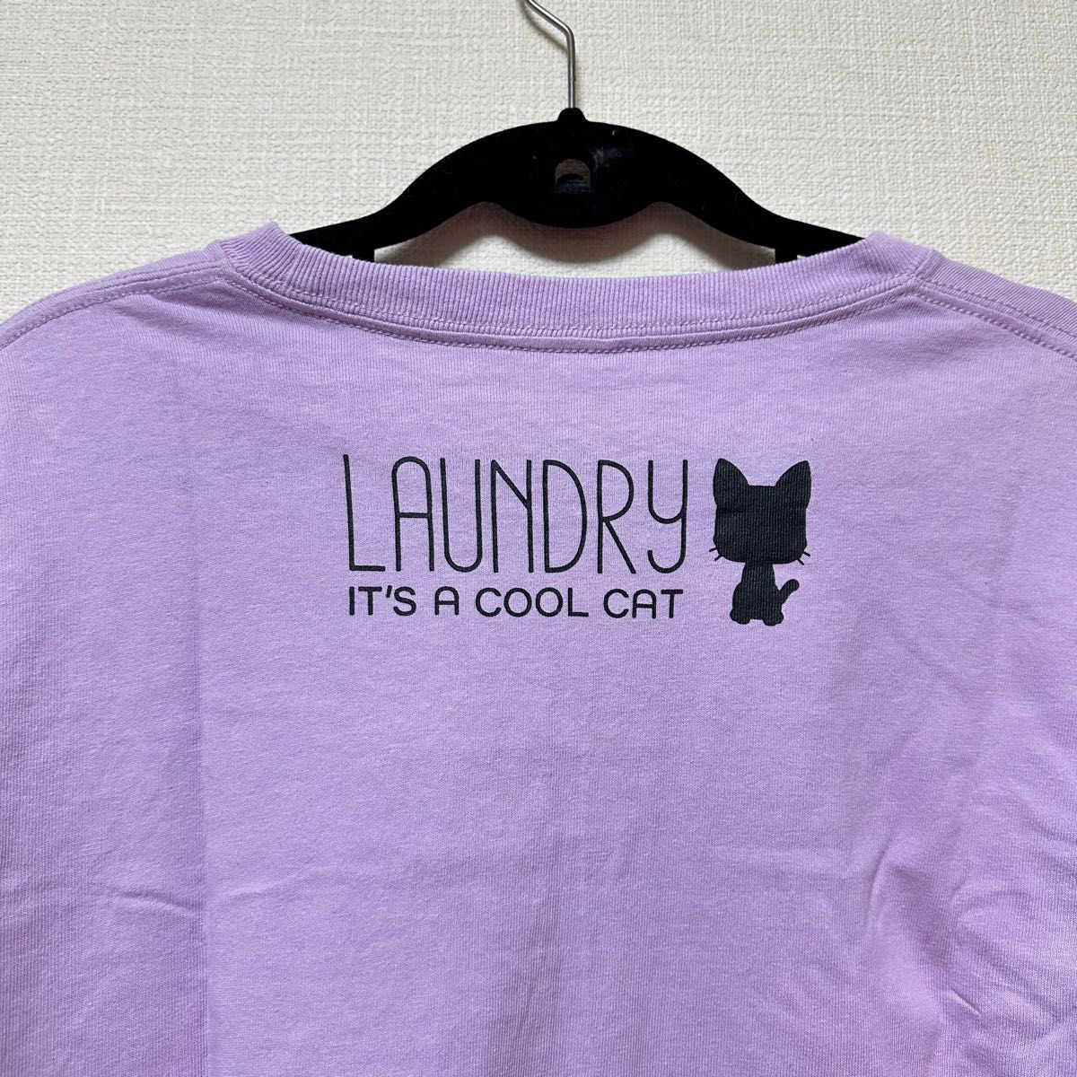 ランドリー　laundry 黒猫　Tシャツワンピースチュニック　フリーサイズ