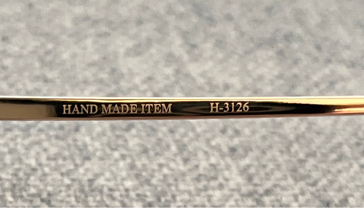 新品未使用「NOVA HANDMADE ITEM」ウェリントン メガネ H-3126 C 新品未使用「NOVA HANDMADE ITEM」ウェリントン メガネ H-3126 C