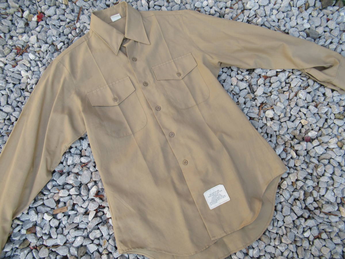 【広吉堂】大日本帝国 旧日本軍 シャツ ベージュ 軍隊 軍服 複製品 美品の画像2