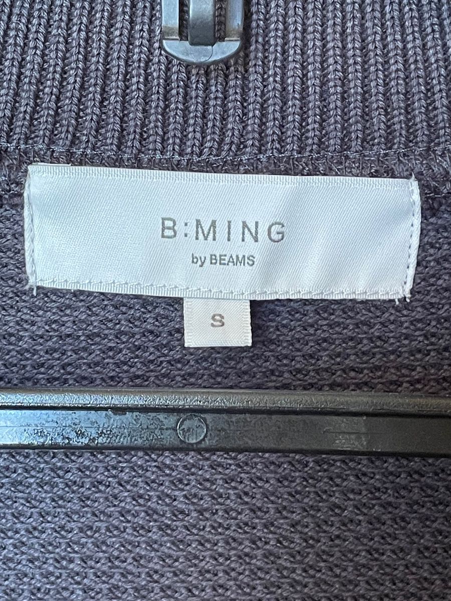 《新品》Sサイズ B:MING by BEAMS /ビッグカノコ　MA-1 ベスト　ブラック　ビームス