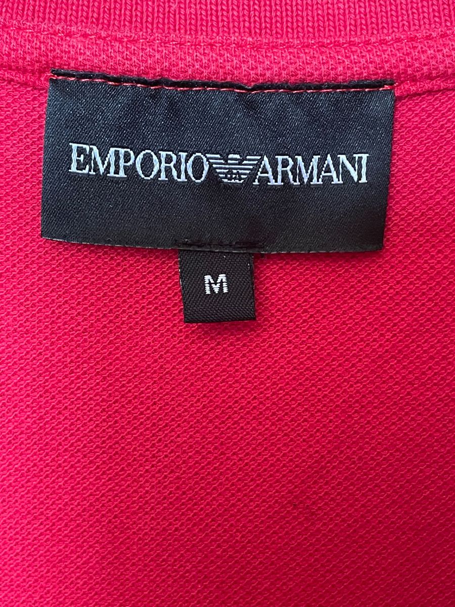 新品》Mサイズ EMPORIO ARMANI エンポリオアルマーニ ロゴ ポロシャツ