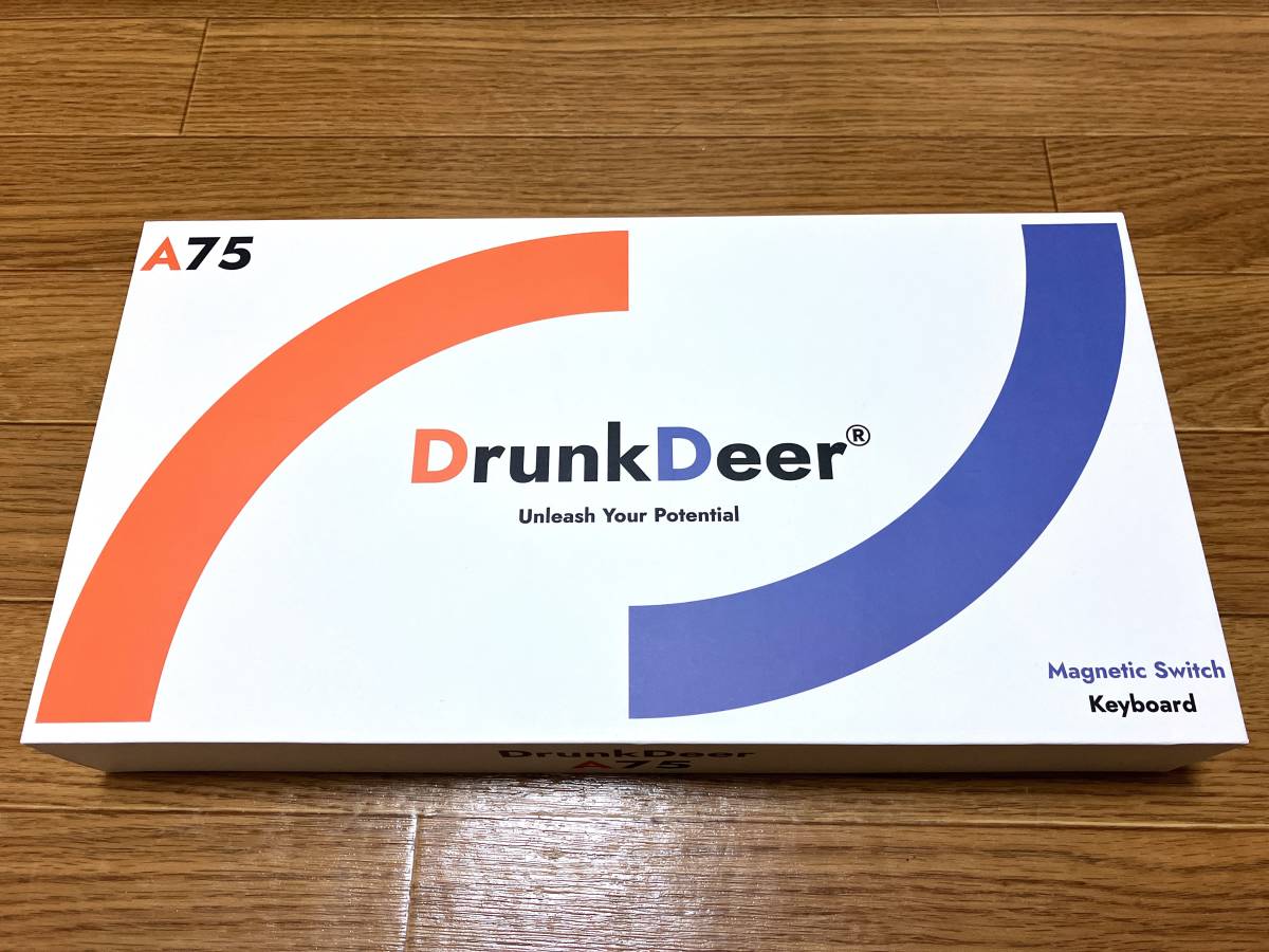 DrunkDeer A75 ラピッドトリガー キーボード メカニカル TKL ホワイト