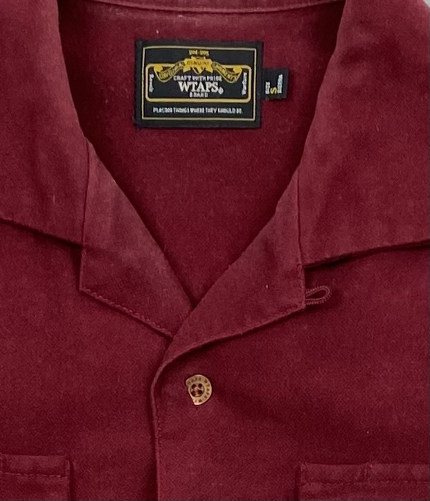 WTAPS(ダブルタップス)のVATOS L/S SHIRTS.COTTON. SUEDE BURGUNDY(S)_画像3