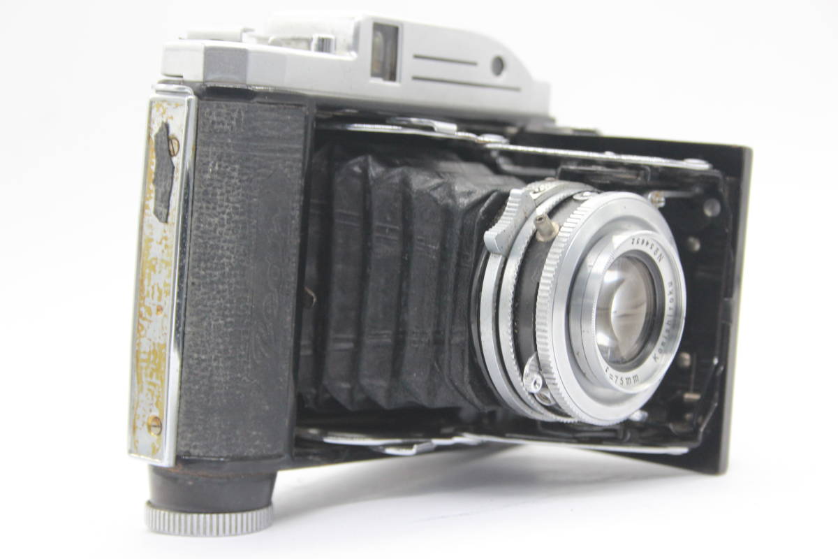 【訳あり品】 Pearl III Konishiroku Hexar 75mm F3.5 蛇腹カメラ s4330の画像2