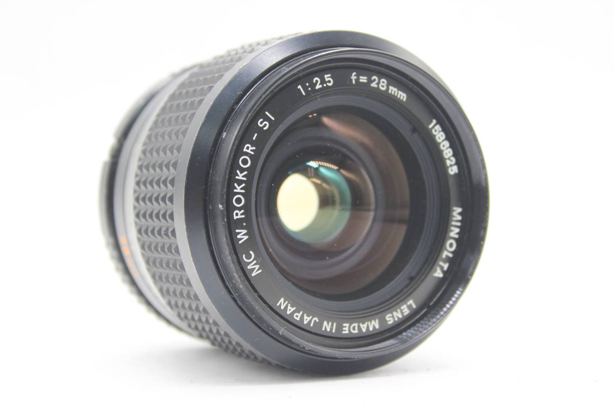 【返品保証】 ミノルタ Minolta MC W.Rokkor-SI 28mm F2.5 レンズ s4421の画像2