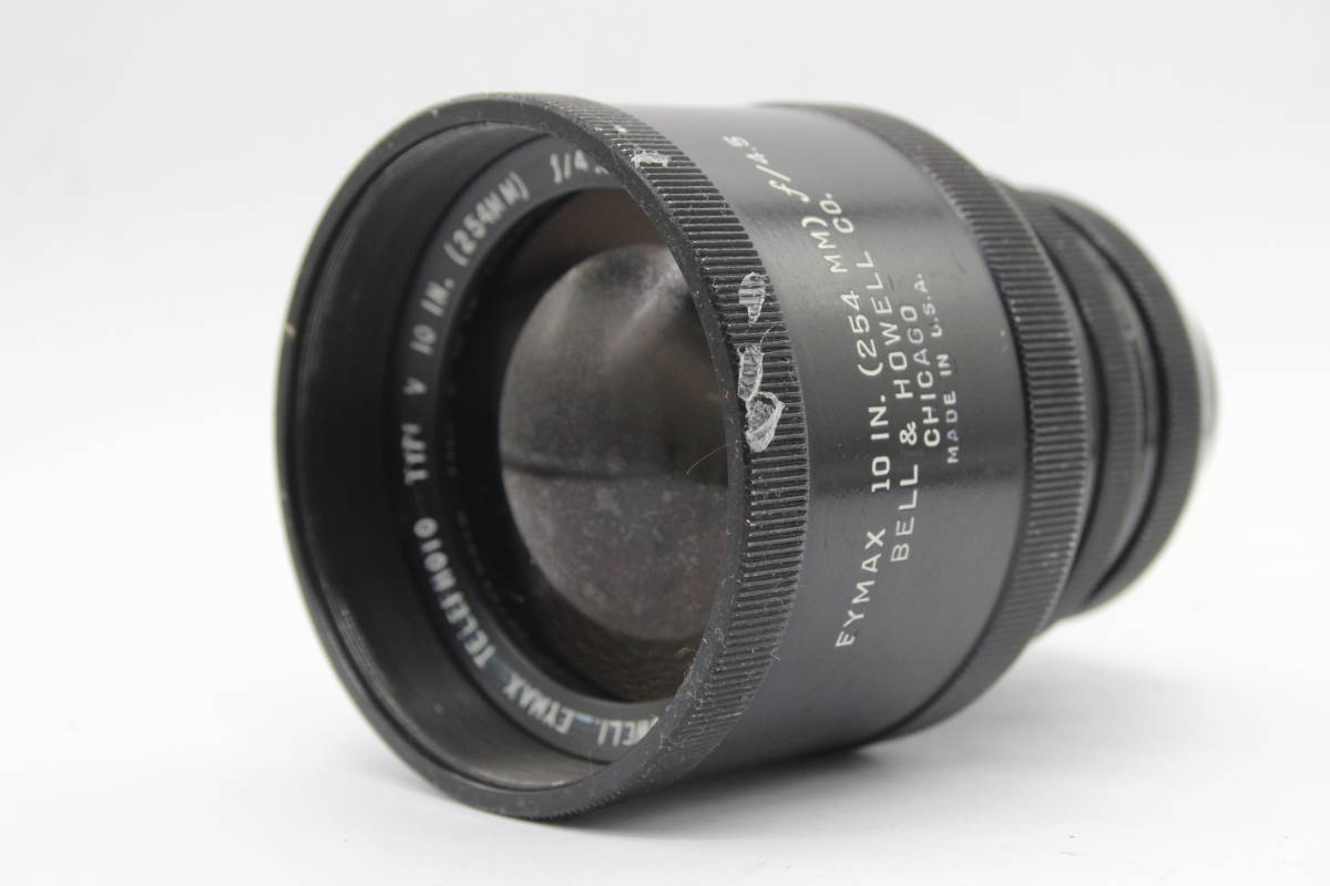 【訳あり品】 【希少】 Bell&Howell Eymax telephoto Type V 10inch 254mm F4.5 レンズ s4554_画像1