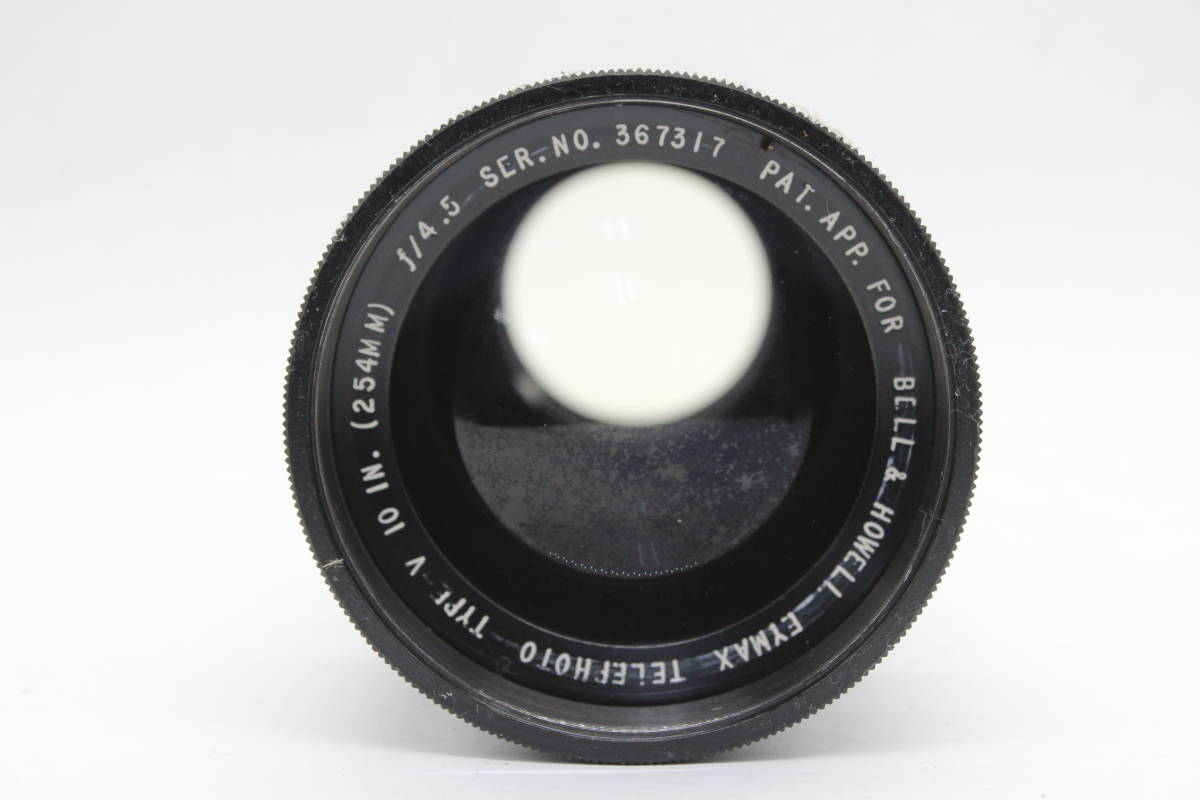 【訳あり品】 【希少】 Bell&Howell Eymax telephoto Type V 10inch 254mm F4.5 レンズ s4554_画像2