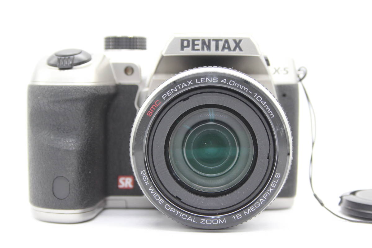 【返品保証】 【便利な単三電池で使用可】ペンタックス Pentax X-5 26x Wide コンパクトデジタルカメラ s5393_画像2