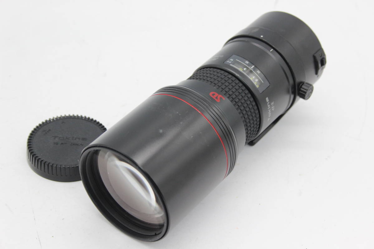 【返品保証】 トキナー Tokina AT-X AF 400mm F5.6 Close Focus 三脚座付き キャノンマウント レンズ s5512