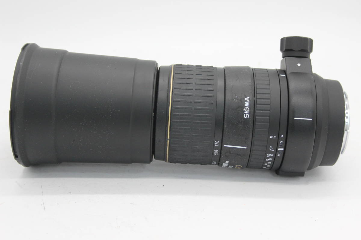 【返品保証】 シグマ Sigma 170-500mm F5-6.3 APO 三脚座 フード付き ソニーミノルタマウント レンズ s5513の画像4