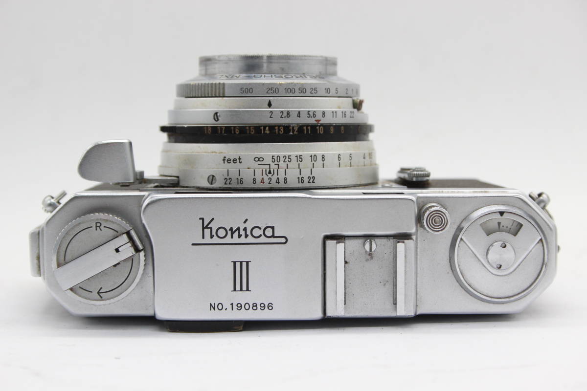 【訳あり品】 コニカ Konica III Hexanon 48mm F2 レンジファインダー カメラ s5562_画像6