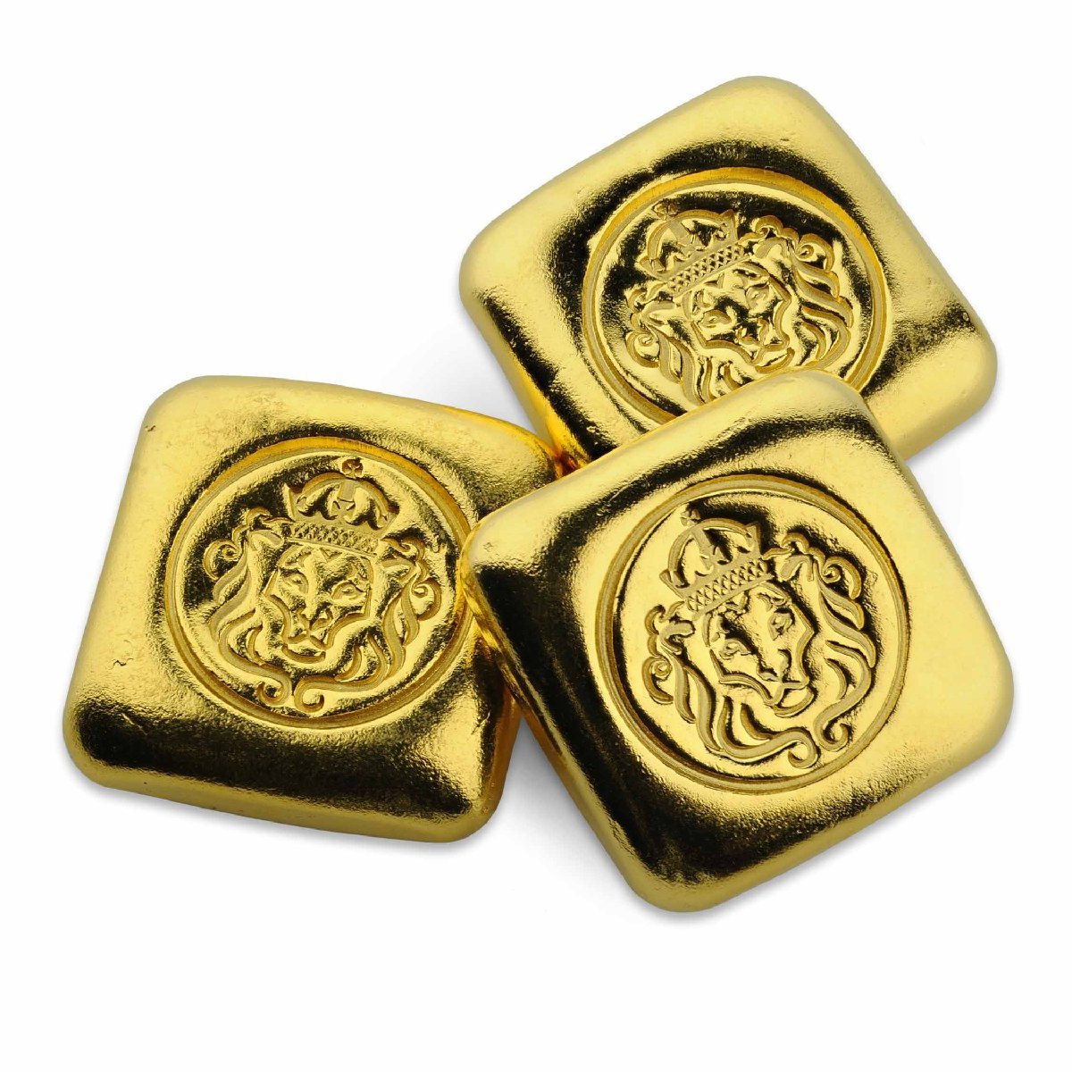 [ written guarantee attaching .] ( new goods ) America [ lion * stamp ] original gold 1 ounce bar 