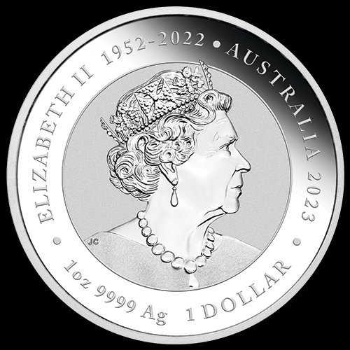 [保証書・カプセル付き] 2023年 (新品) オーストラリア「レッドドラゴン・龍と鯉」純銀 1オンス カラー 銀貨