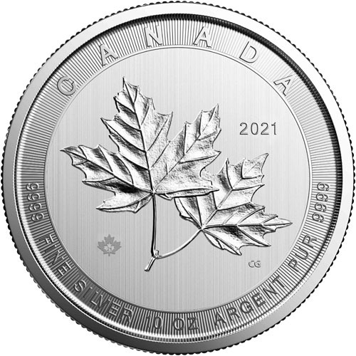 [ written guarantee * capsule with a self-starter ] 2021 year ( new goods ) Canada [ Maple leaf ] original silver 10 ounce silver coin 