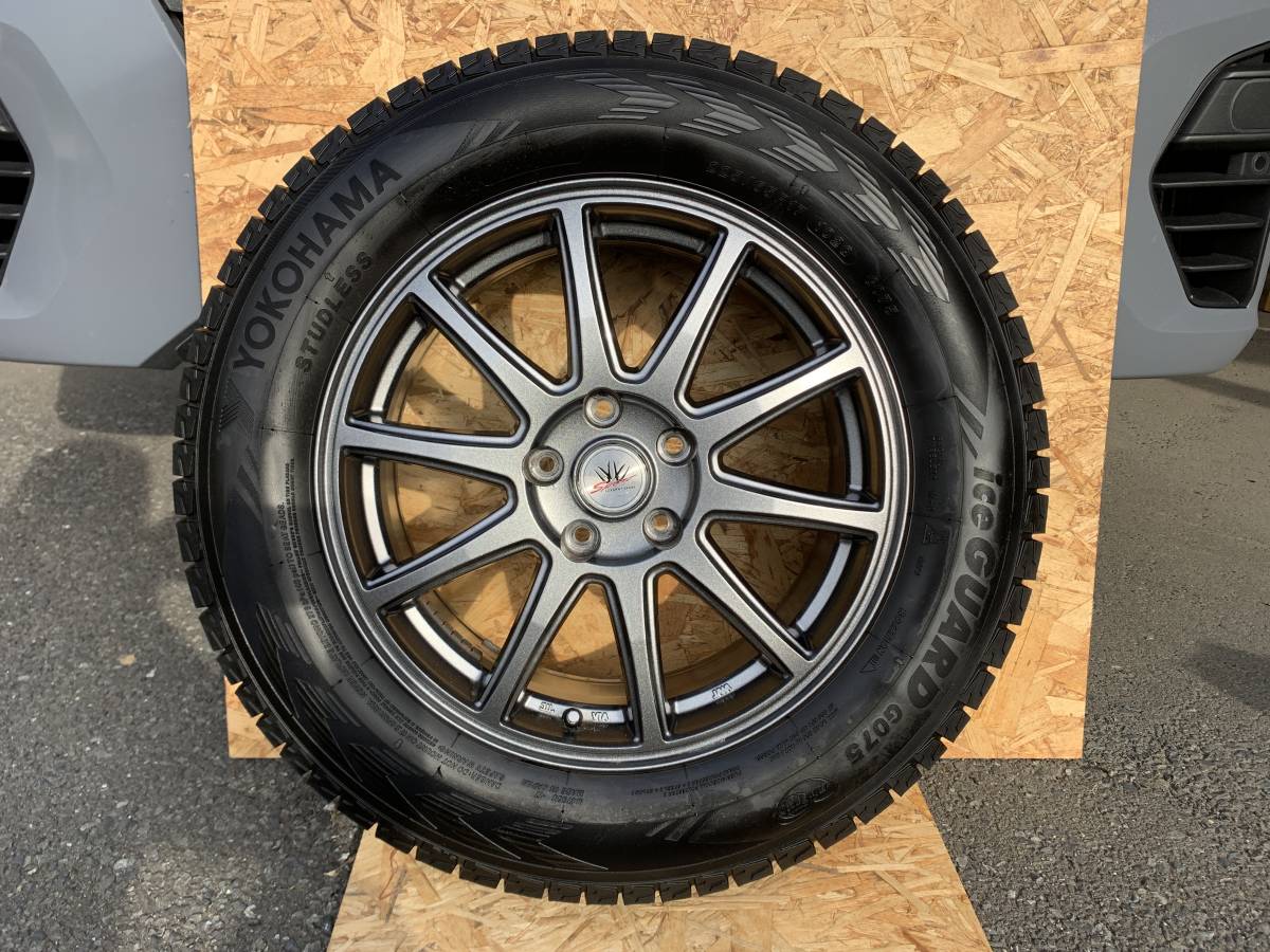 ice GUARD SUV (G075) 225/65-17 102Q タイヤホイールセット 中古 ロクサーニスポーツ SP10 1770 5-114.3 48 メタリックグレー　CX-8等_画像5