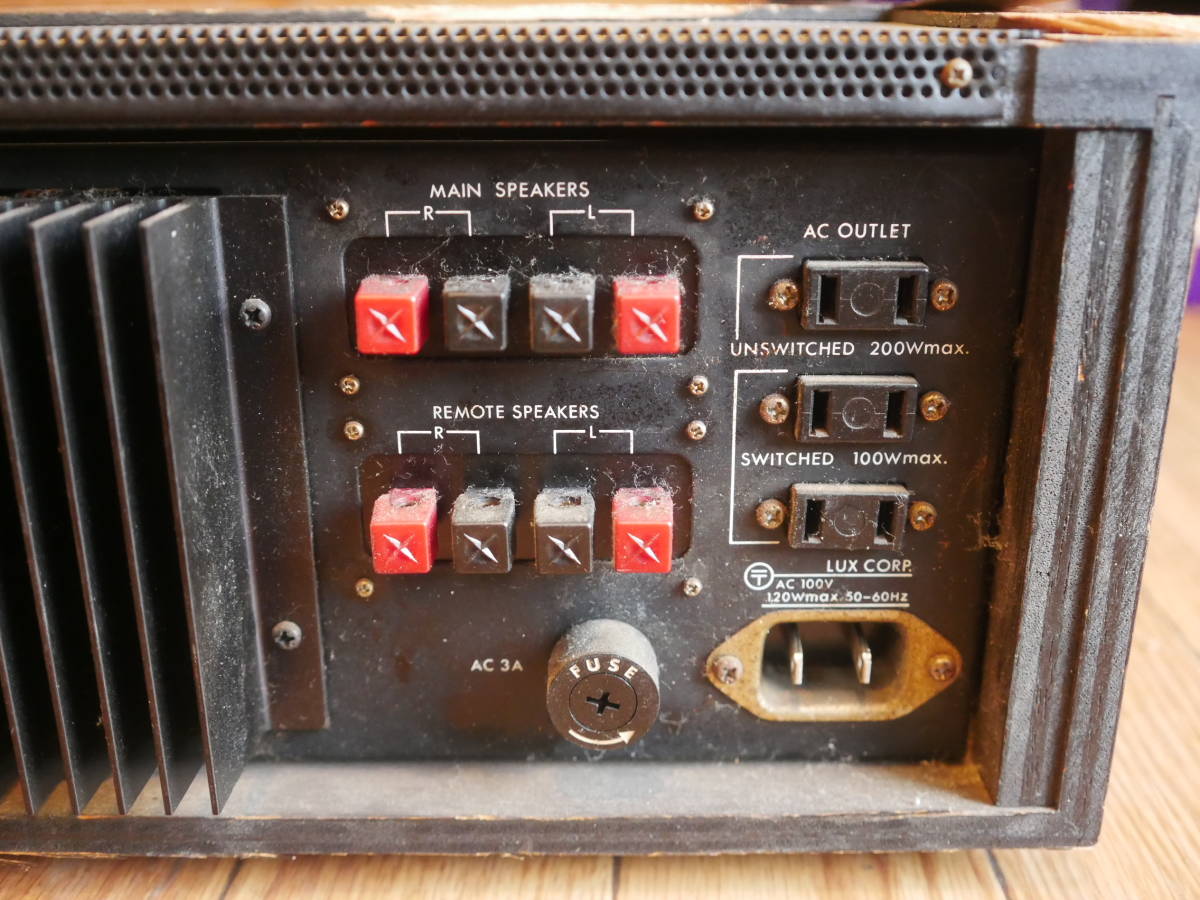 ◆LUXMAN【SQ505X】プリメインアンプ 現状・ジャンク品 ラックスマン_画像9