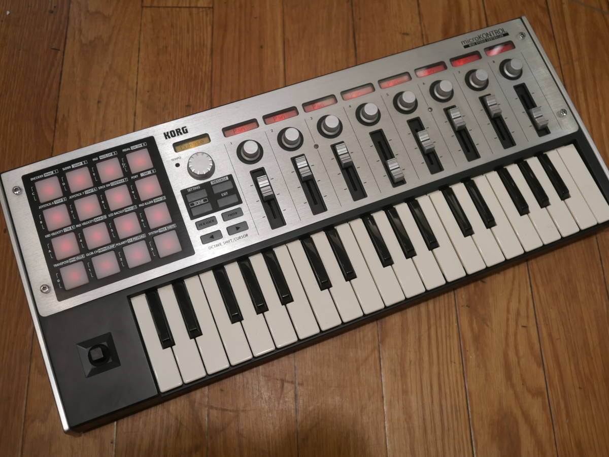 ◆KORG【micro KONTROL】MC-1 MIDI STUDIO CONTROLLER MIDIキーボード USED品 コルグ_画像1