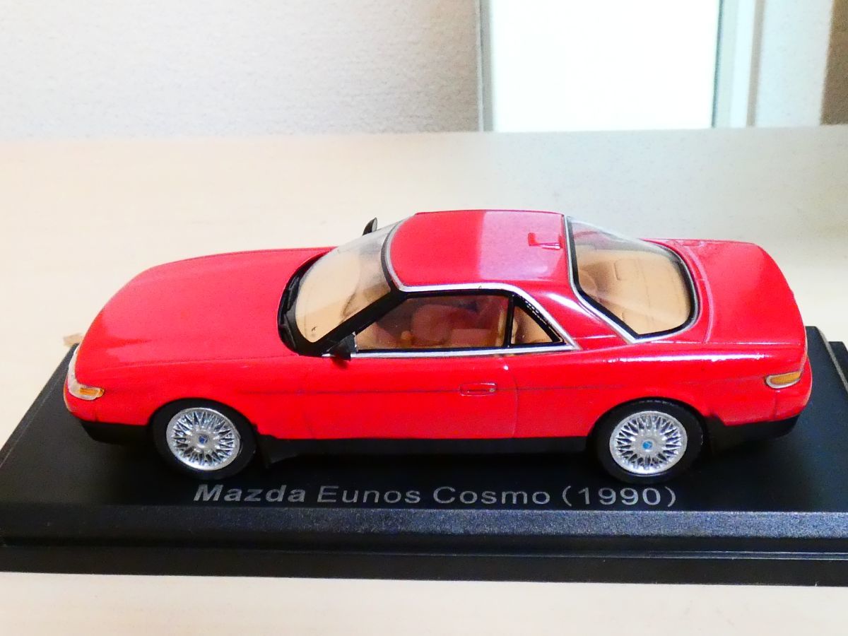 国産 名車コレクション 1/43 マツダ ユーノス コスモ 1990 アシェット 旧車 クラシックカー ミニカー Ｌ_画像5