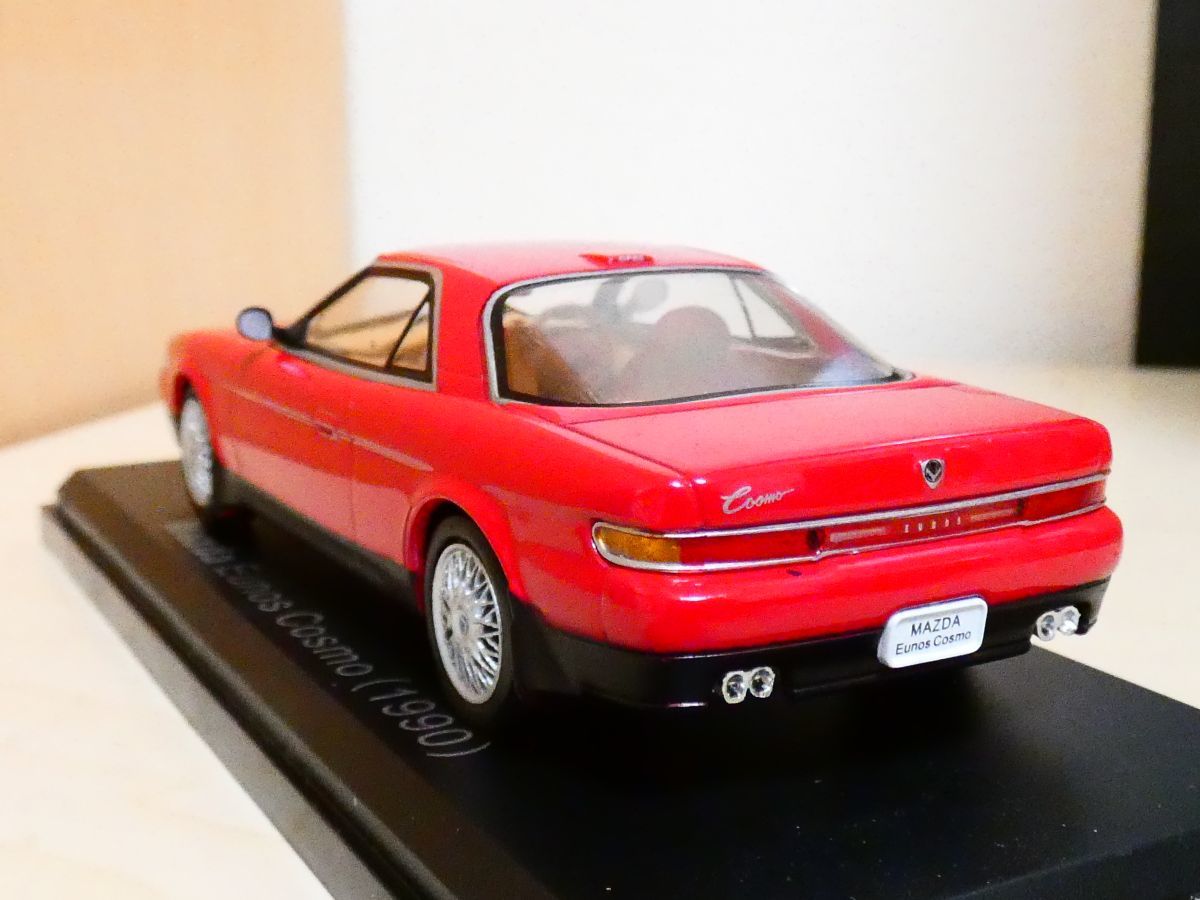 国産 名車コレクション 1/43 マツダ ユーノス コスモ 1990 アシェット 旧車 クラシックカー ミニカー mazda eunos cosmo_画像2