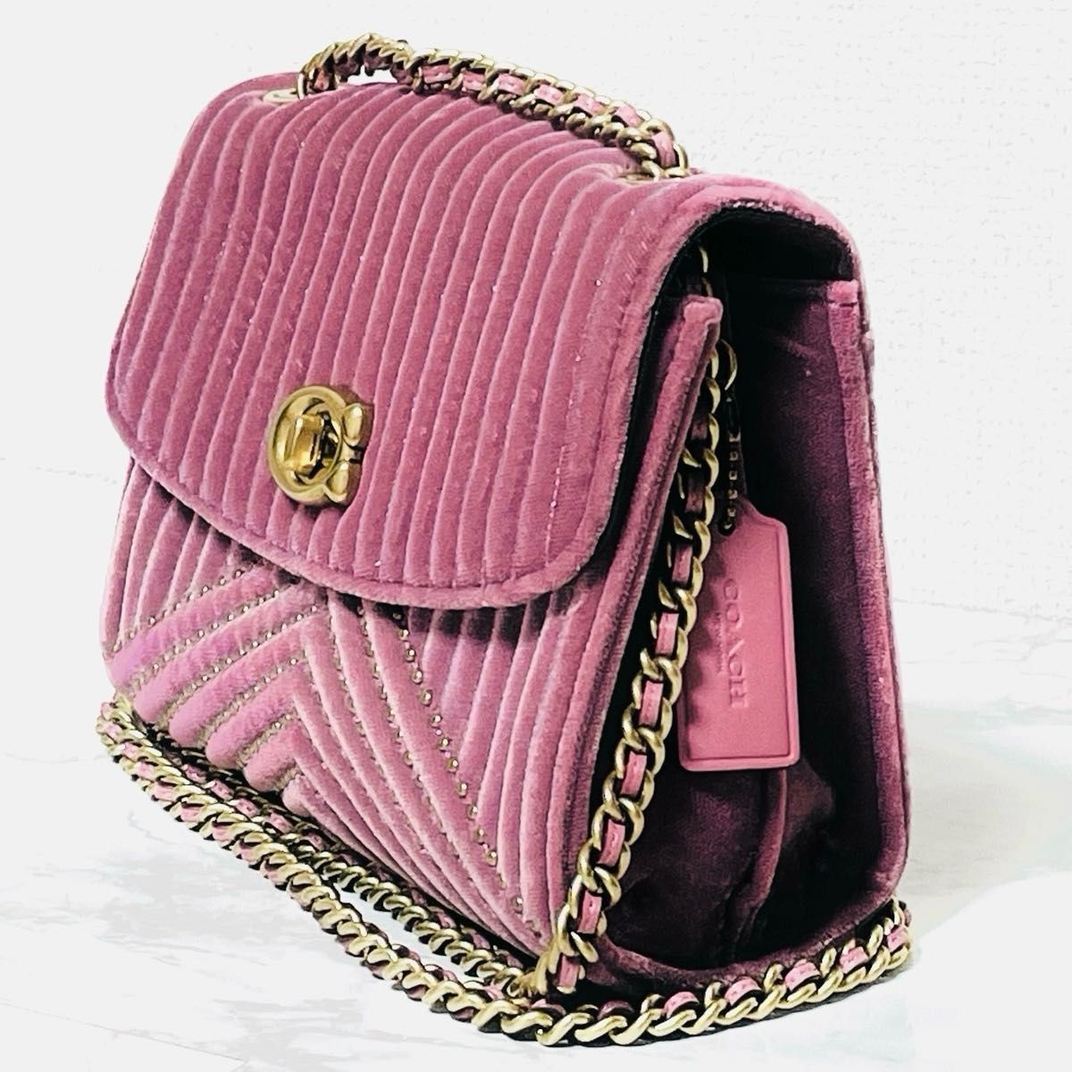 未使用COACHコーチハンドバッグショルダーキルティング2way 未使用COACHコーチハンドバッグショルダーキルティング2way
