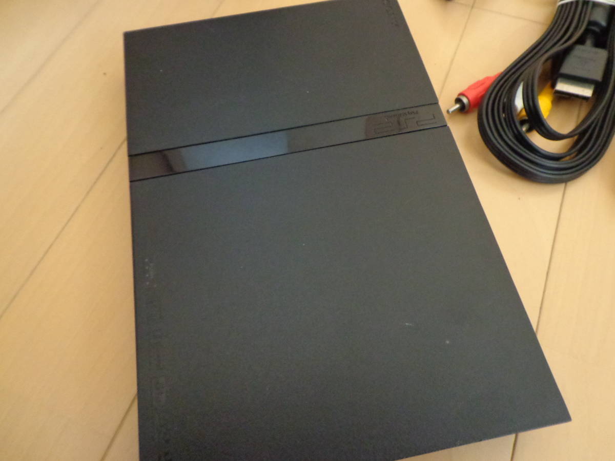 ☆すぐ遊べるセット☆ PlayStation2 SCPH-70000 動作確認済み ブラック/薄型/本体/コントローラー 桃太郎電鉄　PS2/プレイステーション2_画像5