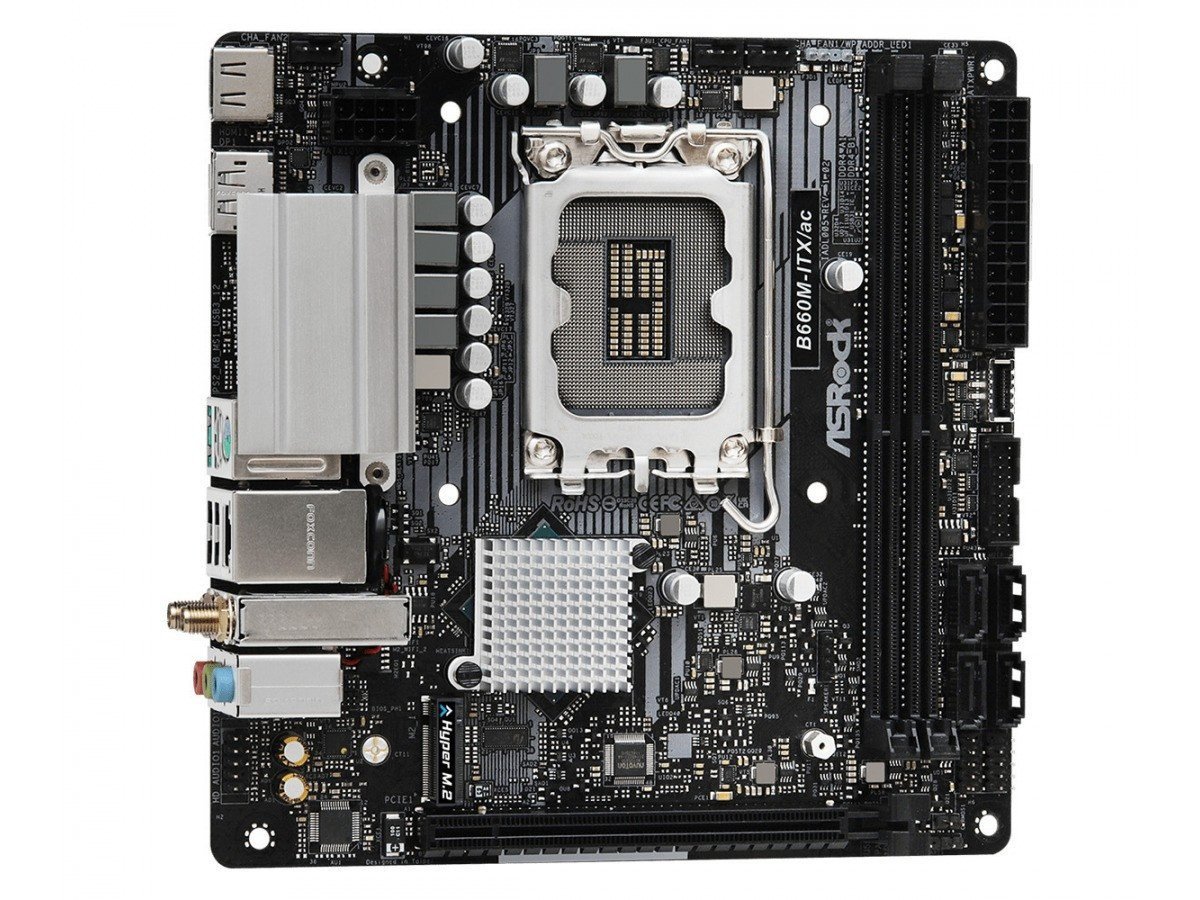 未使用 ASRock B660M-ITX-ac マザーボード Intel B660 LGA 1700 Mini-ITX メモリ最大64G対応 保証あり