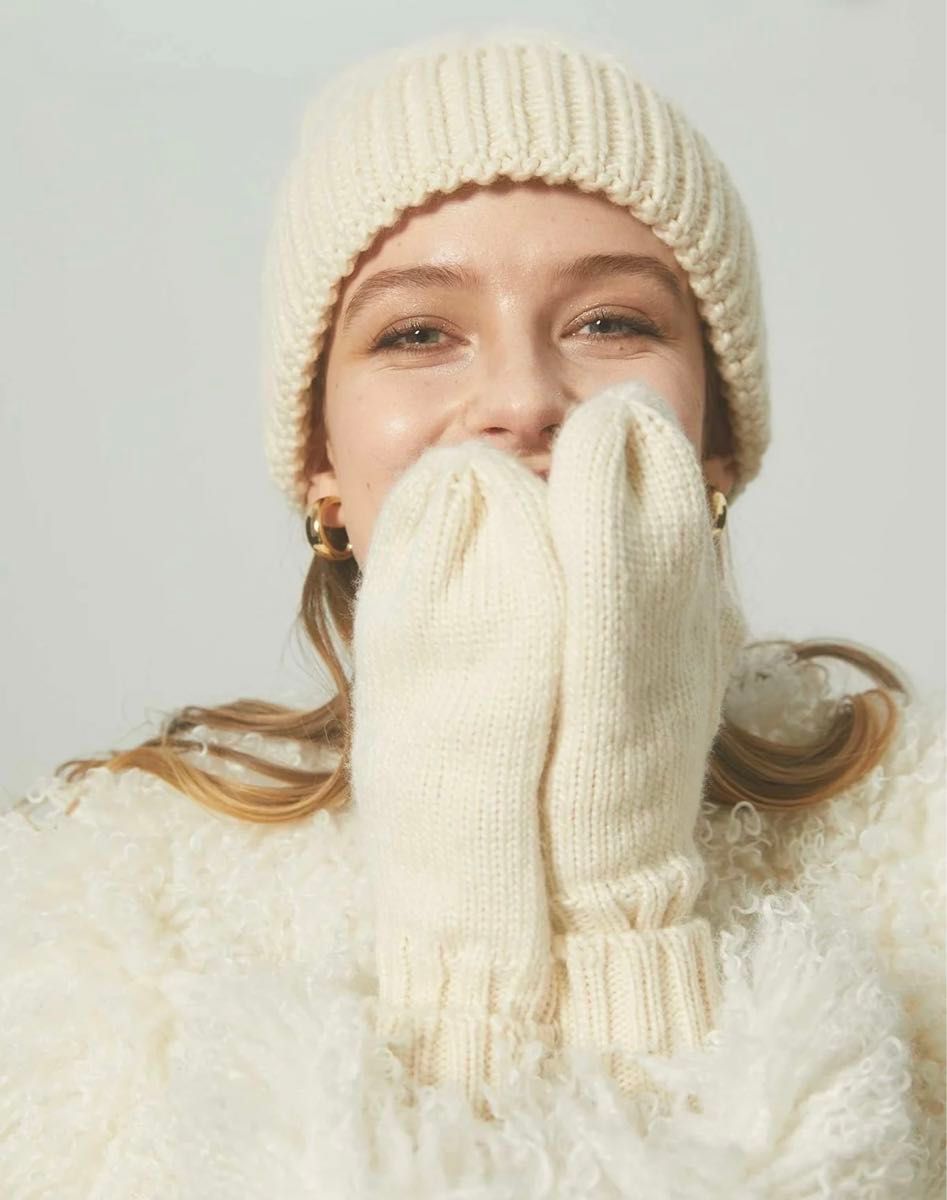 新品THE TOEクリスマスBOXのニット帽と手袋 the toeニット 新品THE TOEクリスマスBOXのニット帽と手袋 the toeニット