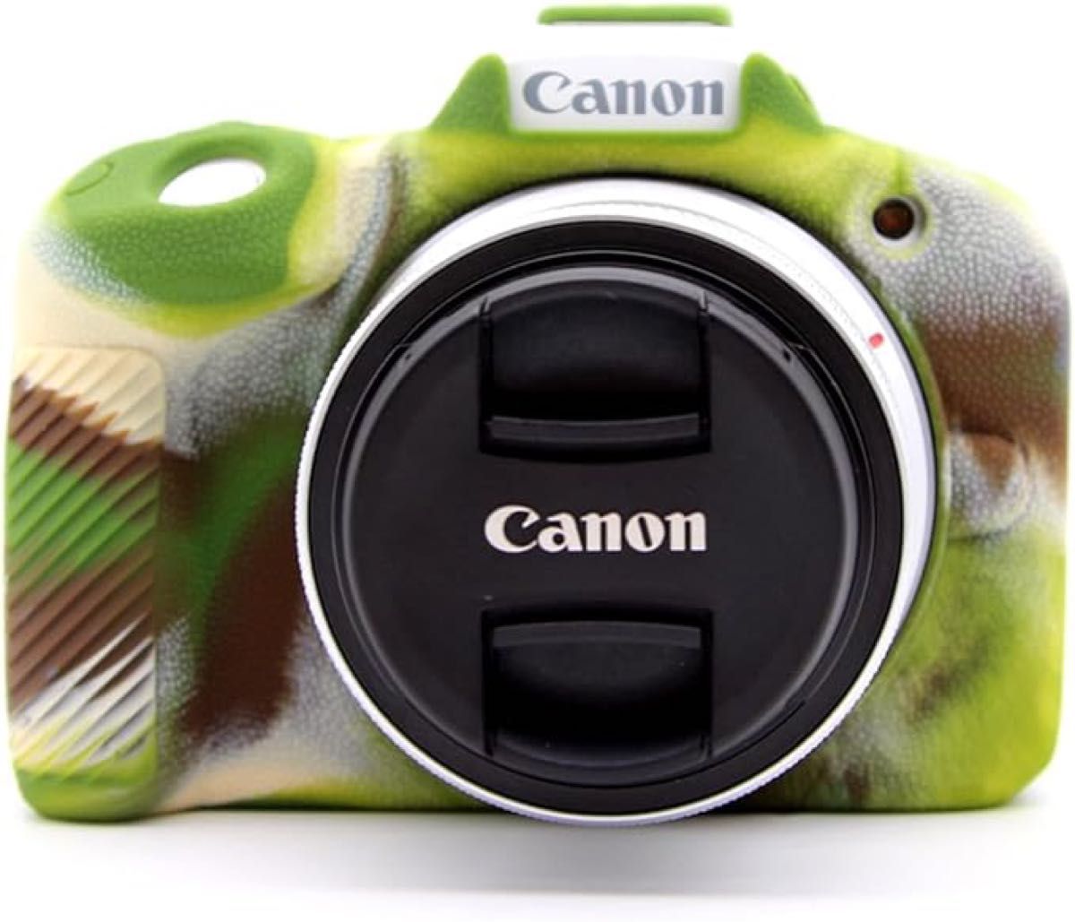 Canon EOS R50ケース シリコーンカバー 三脚穴付き バッテリーの Canon EOS R50ケース シリコーンカバー 三脚穴付き バッテリーの