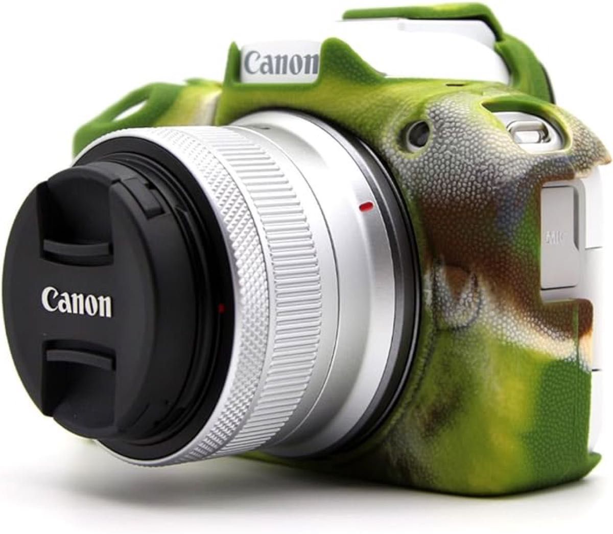 Canon EOS R50ケース シリコーンカバー 三脚穴付き バッテリーの Canon EOS R50ケース シリコーンカバー 三脚穴付き バッテリーの