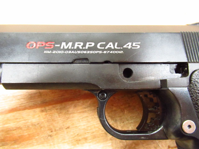 東京マルイ ガスガン OPS-MRP CAL45 スライドストッパー欠品 ガス漏れあり ジャンク品 管理5NT1130F-A02_画像6