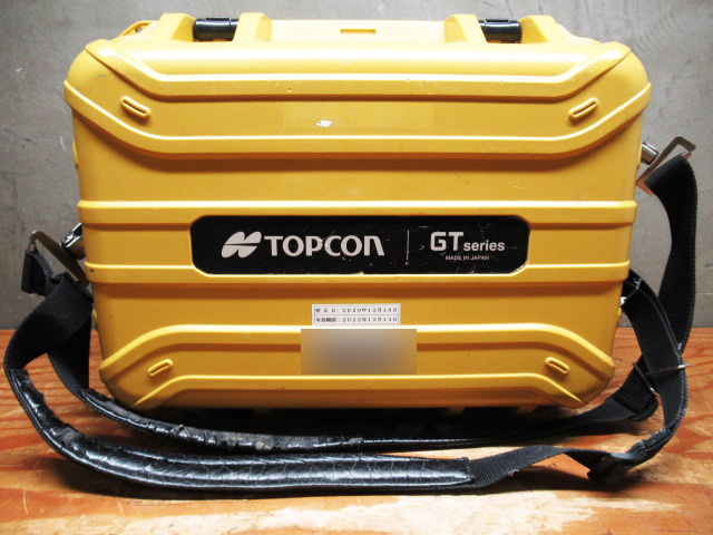 見学可能 TOPCON トプコン 自動視準トータルステーション GT-605 充電器 バッテリー2個 ケース 保証書 簡易動作確認済み 管理5Y1204E_画像10