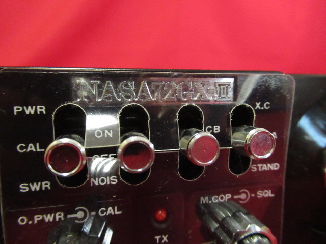 希少 NASA ナサ 72GX-2 TRANSCEIVER トランシーバー CB 無線機 アマチュア無線 管理5Y1218I-Q04_画像4