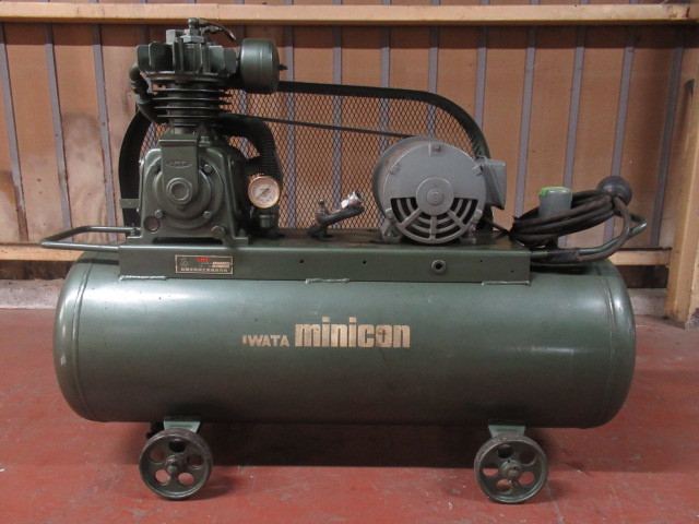 IWATA MINICON 岩田塗装機工業 SU-15CR エアーコンプレッサー IWATA MINICON 岩田塗装機工業 SU-15CR エアーコンプレッサー