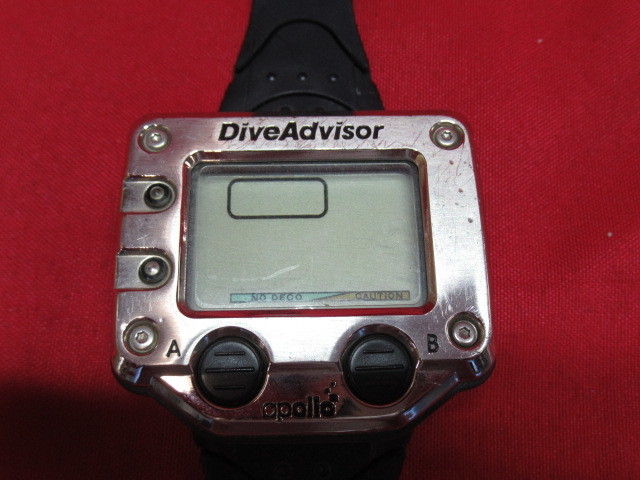 ジャンク品 apollo アポロ DiveAdvisor アドバイザー ダイブコンピューター ダイコン ダイビング 管理5R1226E-YPの画像2