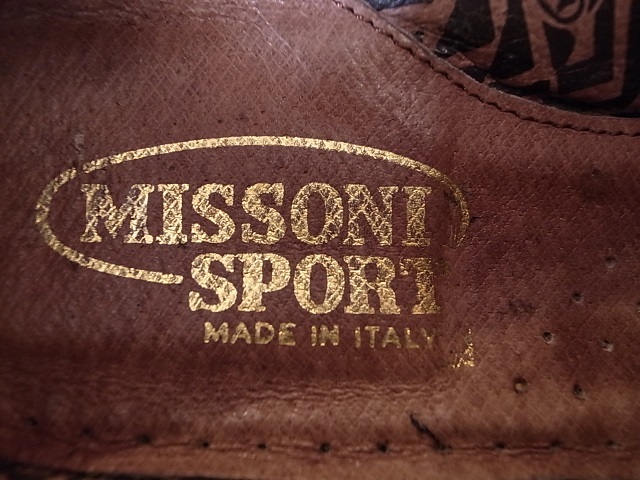 イタリア製 MISSONI SPORT 革靴 ペニー ローファー レザーシューズ 茶 サイズ 約25.5㎝_画像7