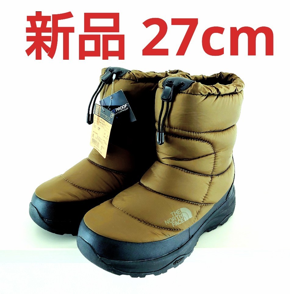 新品タグ付★ THE NORTH FACE Nuptse Bootie WP VI ザノースフェイス ヌプシ ブーティ 27cm 防水ウォータープルーフ スノーブーツ 国内正規_画像1