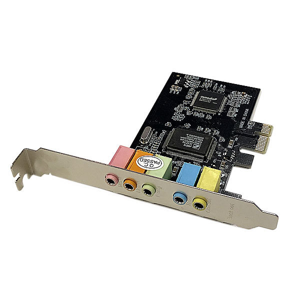 [C0051] 5.1 ch オーディオ サウンドカード　PCI-E 接続_画像1