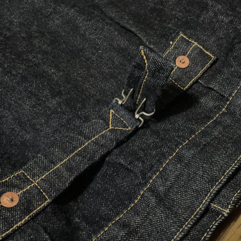 新品 リアルマッコイズ Lot. S003J 対戦モデル デニムジャケット【36】Levi's 1st型 鉄ボタン 馬革パッチ/シンチ針未貫通 / 正規品_画像5