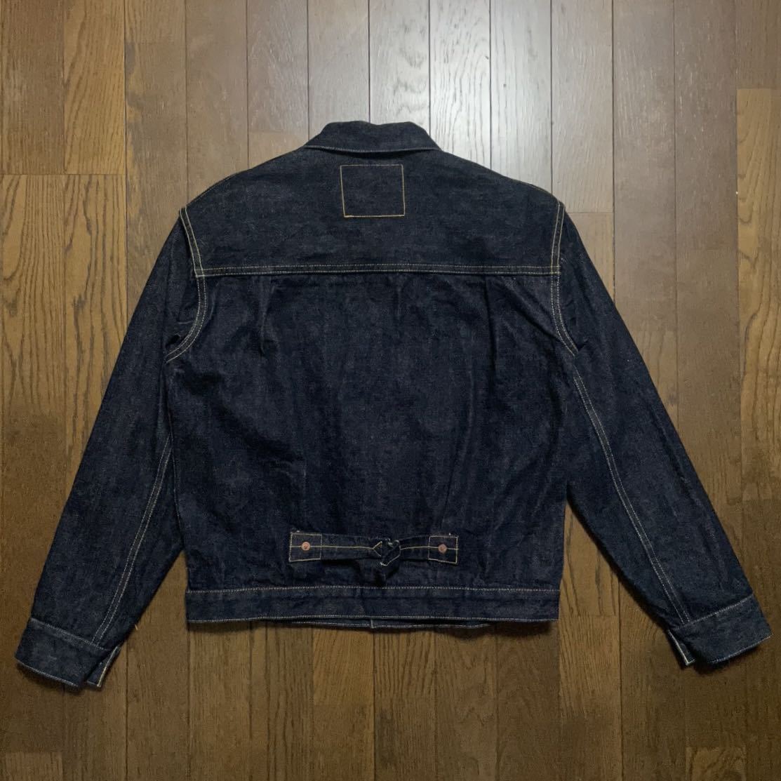 新品 リアルマッコイズ Lot. S003J 対戦モデル デニムジャケット【36】Levi's 1st型 鉄ボタン 馬革パッチ/シンチ針未貫通 / 正規品_画像2