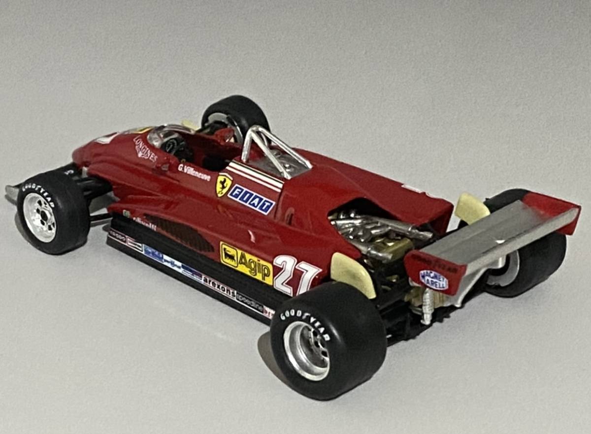 1/43 Ferrari 126 C2 1982 Gilles Villeneuve #27 ◆ 2位 San Marino F1 Grand Prix - Imola ◆ F1 フェラーリ - アシェット_画像4