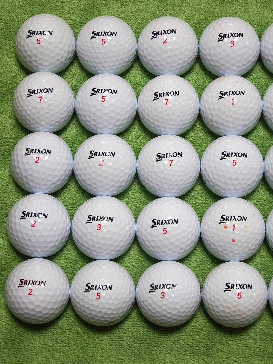 送料無料　良品　SRIXON　DISTANCE　40個　ホワイト　ロストボール　スリクソン　ディスタンス　ゴルフボール_画像2