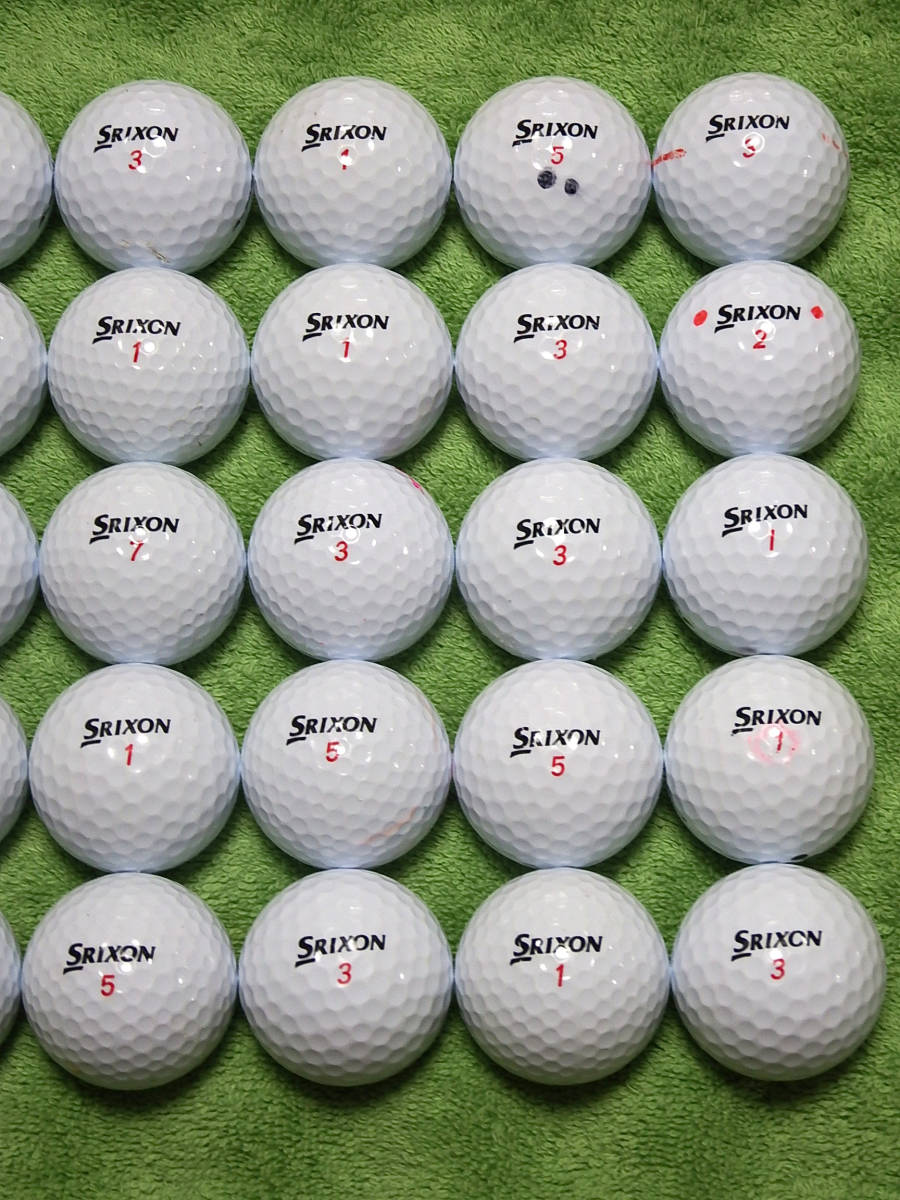 送料無料　良品　SRIXON　DISTANCE　40個　ホワイト　ロストボール　スリクソン　ディスタンス　ゴルフボール_画像3